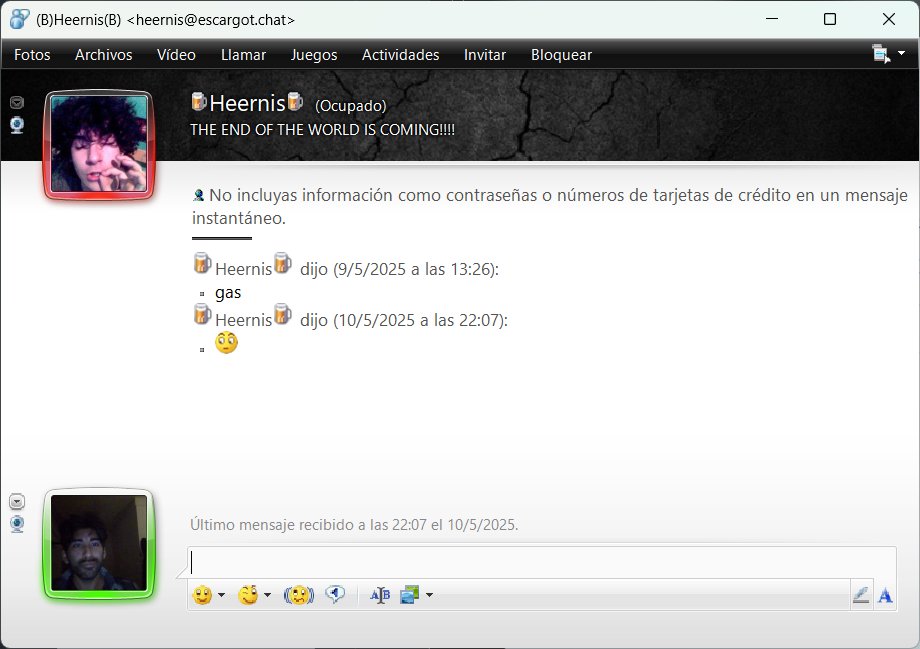 mi amigo me enseñó a usar el MSN con un servidor y no saben LA PAZ que siento con este día nublado y el MSN abierto.  Si quieren les hago un tutorial para bajarlo y hacemos una FANTASIA