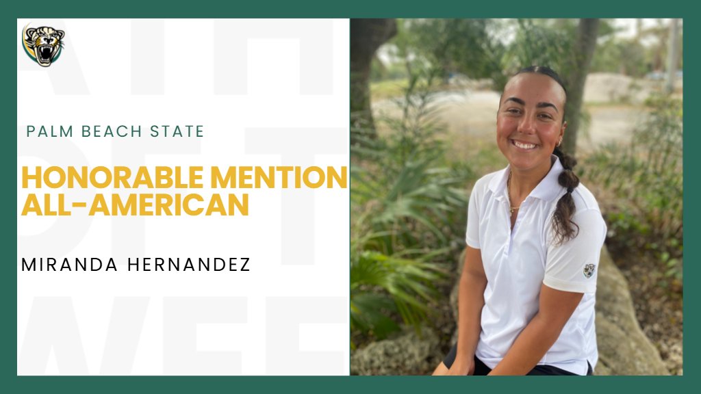 With her 20th place finish at Nationals, Miranda Hernandez is named a NJCAA Honorable Mention All-American!!