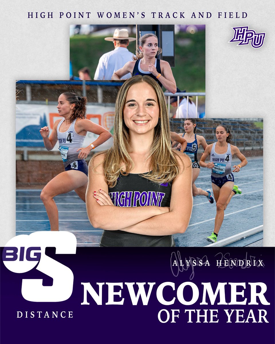 HPU T&F/XC (@hputrack) on Twitter photo Alyssa is a 3-time <a href="/BigSouthSports/">Big South Conference</a> Newcomer of the Year ๐โโ๏ธ๐จ
#GoHPU x #DefendTheTeam Alyssa is a 3-time <a href="/BigSouthSports/">Big South Conference</a> Newcomer of the Year ๐โโ๏ธ๐จ
#GoHPU x #DefendTheTeam