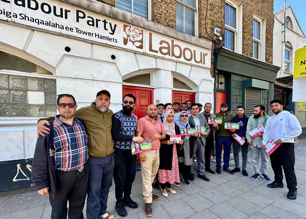 Out on the #LabourDoorstep in Bethnal Green West, listening to real concerns from residents — from rising antisocial behaviour to the ongoing housing crisis. People deserve better. We’re fighting for safer streets, decent homes, and a future that works for everyone.