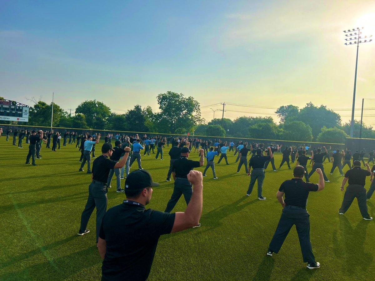 MLBUmpCamps's tweet photo. 🔥𝘿𝙚𝙚𝙥 𝙞𝙣 𝙩𝙝𝙚 𝙝𝙚𝙖𝙧𝙩 𝙤𝙛 𝙏𝙚𝙭𝙖𝙨
With our largest May attendance in history, today’s MLB Umpire Camp in Dallas rocked it! Three camps left in 2025 to start your journey toward becoming Major League Umpire. 

🗣️ 𝙃𝘼𝙍𝙏𝙁𝙊𝙍𝘿…..you’re next❗️
https://t.co/QmtBeNnde6
#itstartshere