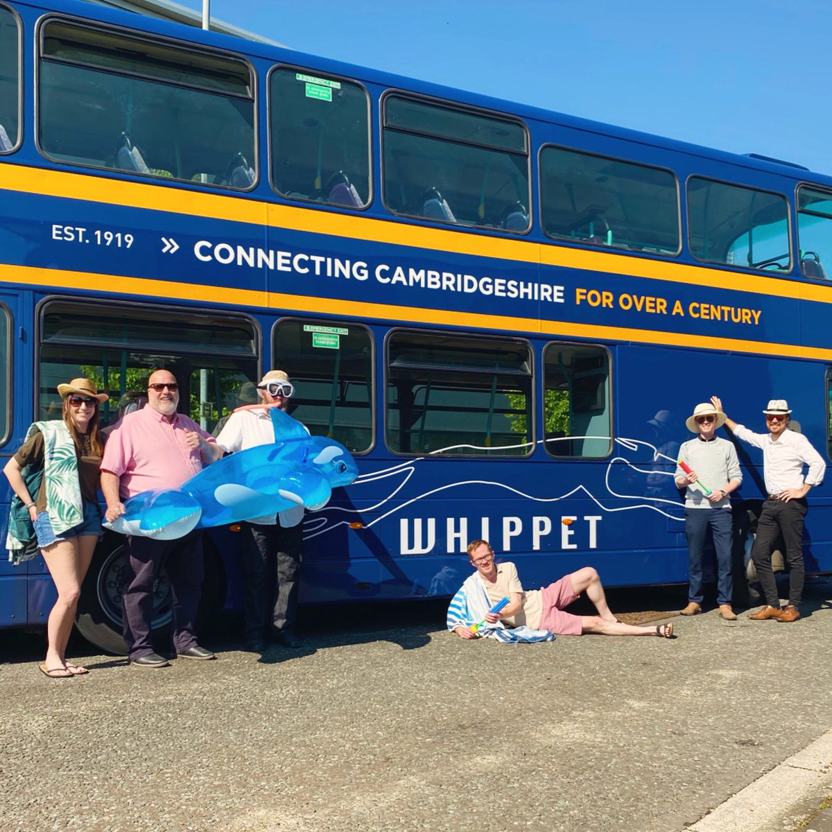 Buckets &amp; spades at the ready ☀️ 

Direct buses from 
📍Godmanchester, Huntingdon, St Ives &amp; Ely
To Heacham and Hunstanton start in just 7 days 😎

More info at whippetbus.co.uk/Hunstanton