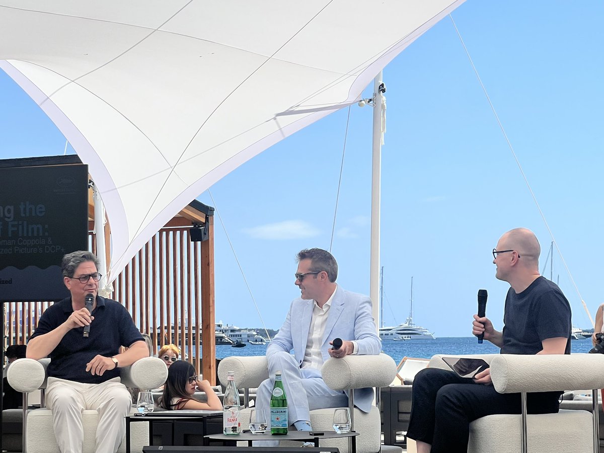 CarloGarcia's tweet photo. Unlocking The Future of Film Panel with @DCP_Foundation : Roman Coppola and Leo Matchett at @mdf_cannes
#Cannes2025 #mdf25 #cannes @dcp_leo https://t.co/ioqdzO7hOC