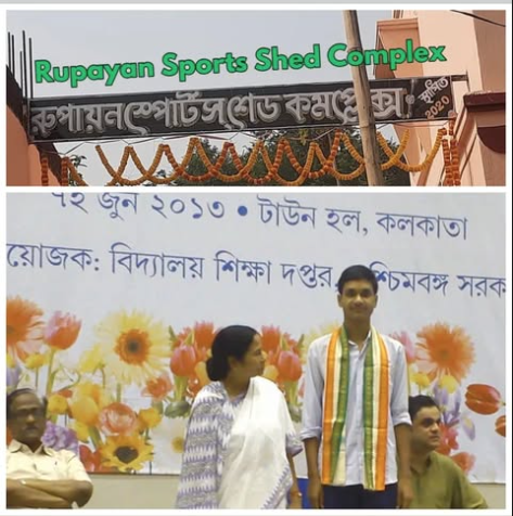 “Rupayan Sports Complex” in my honor at my high school- In recognition of my academic achievements-including earning 1st rank among more &gt;1,000,000 examinees in the statewide board examination- Gift from the chief of the state. #1stgen #clevelandclinic