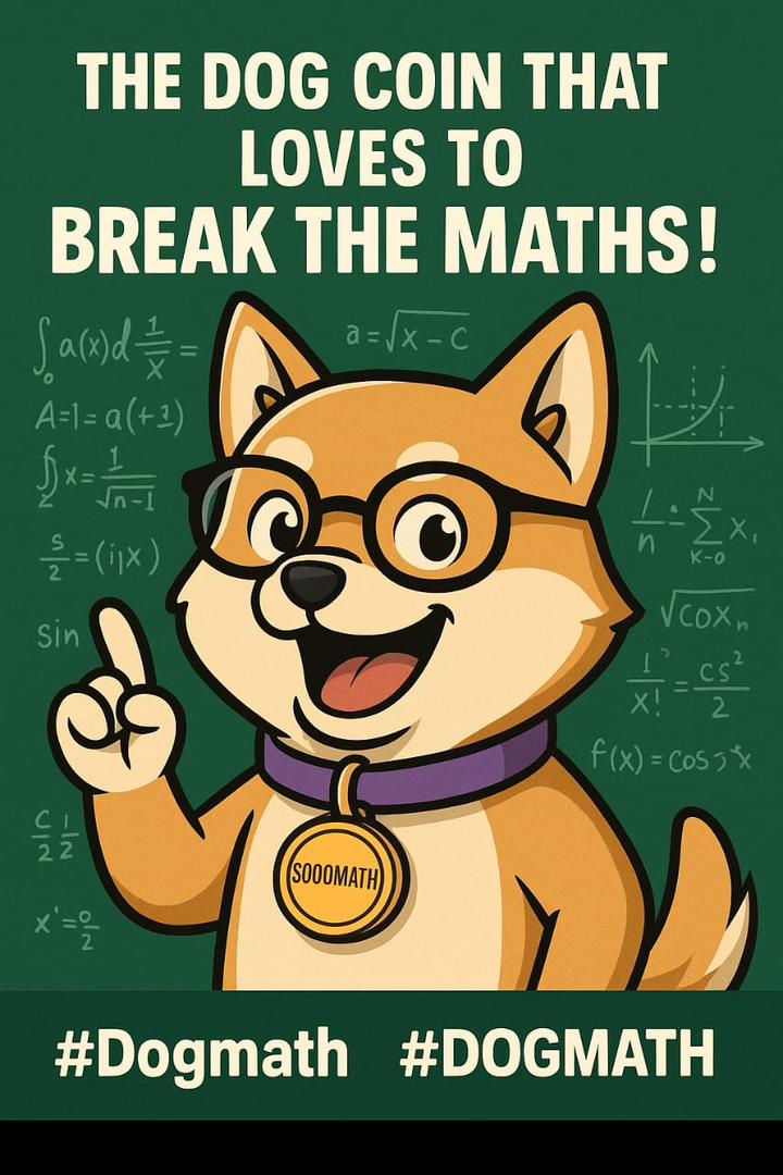 OfficialDogMath's tweet photo. @Web3Maxx Math never lies. $Dogmaths might just be your smartest ape this week.
https://t.co/tTHICQa5aN

CA; 2P8DHQD8b2MqKrHphTa4pUbrEbxYkoh4aU4BqUAW9Ugk https://t.co/cVyHdaofzB