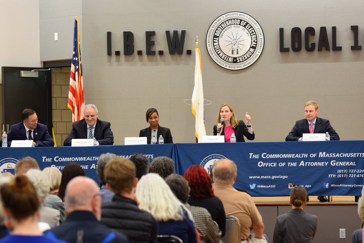 MassAGO's tweet photo. Yesterday, New England AGs heard, answered, and most importantly, saw the constituents we fight to protect daily.

Now more than ever, we must keep up the fight to hold Donald Trump and this administration accountable and continue to remain united in justice. https://t.co/b2pGdFEgYQ