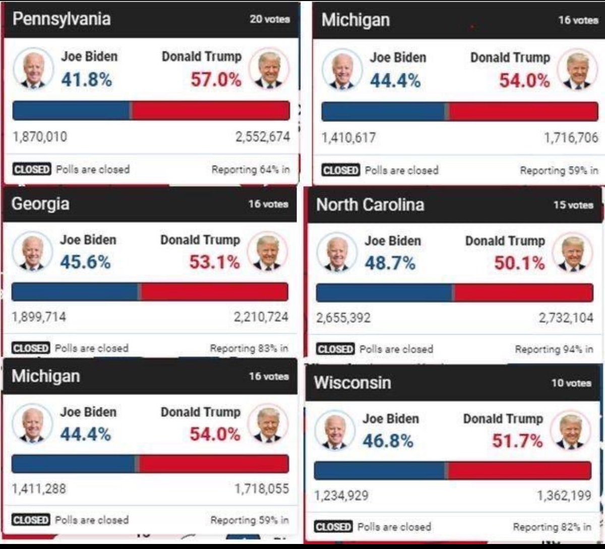 Your government was effectively overthrown on November 3, 2020, after six swing states stopped counting simultaneously on election night.