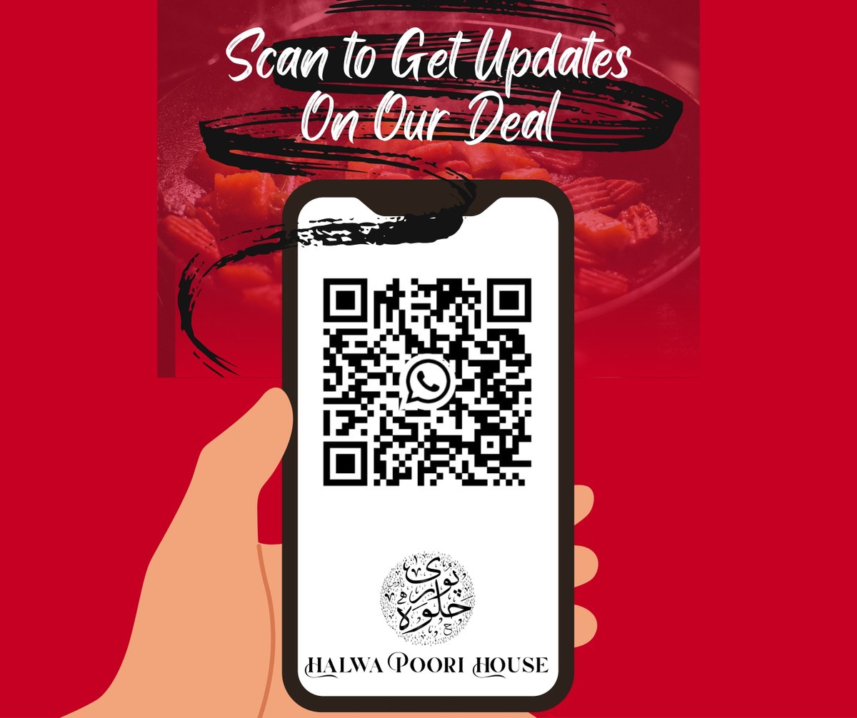 HalwaPooriHouse's tweet photo. Stay Connected with Halwa Poori House! 📷📷
Get the latest offers, deals, and updates directly on WhatsApp!
📷 Click the link or scan the QR code to join our official channel:
📷 https://t.co/mdQRRlFiBR
#halwapoorihouselondon https://t.co/0BY6CkYr8h