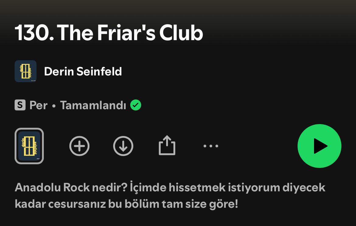 Perşembeden beri yayında olan ama sahipsiz kalmış, alnımızda kara bir leke olarak tarihe geçecek bir bölüm 

open.spotify.com/episode/4SycLx…