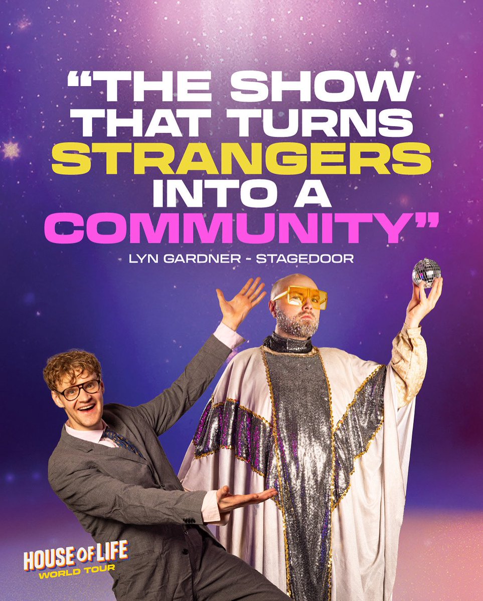 Led by the glitter-clad, beat-dropping RaveRend, this genre-defying night of music, movement and communal healing has been scientifically proven* to make you feel 100% never sad again.

Feel reborn. Join the RAVEolution. Be happy!

*recollections may vary

stagedoor.com/theatre-guide/…