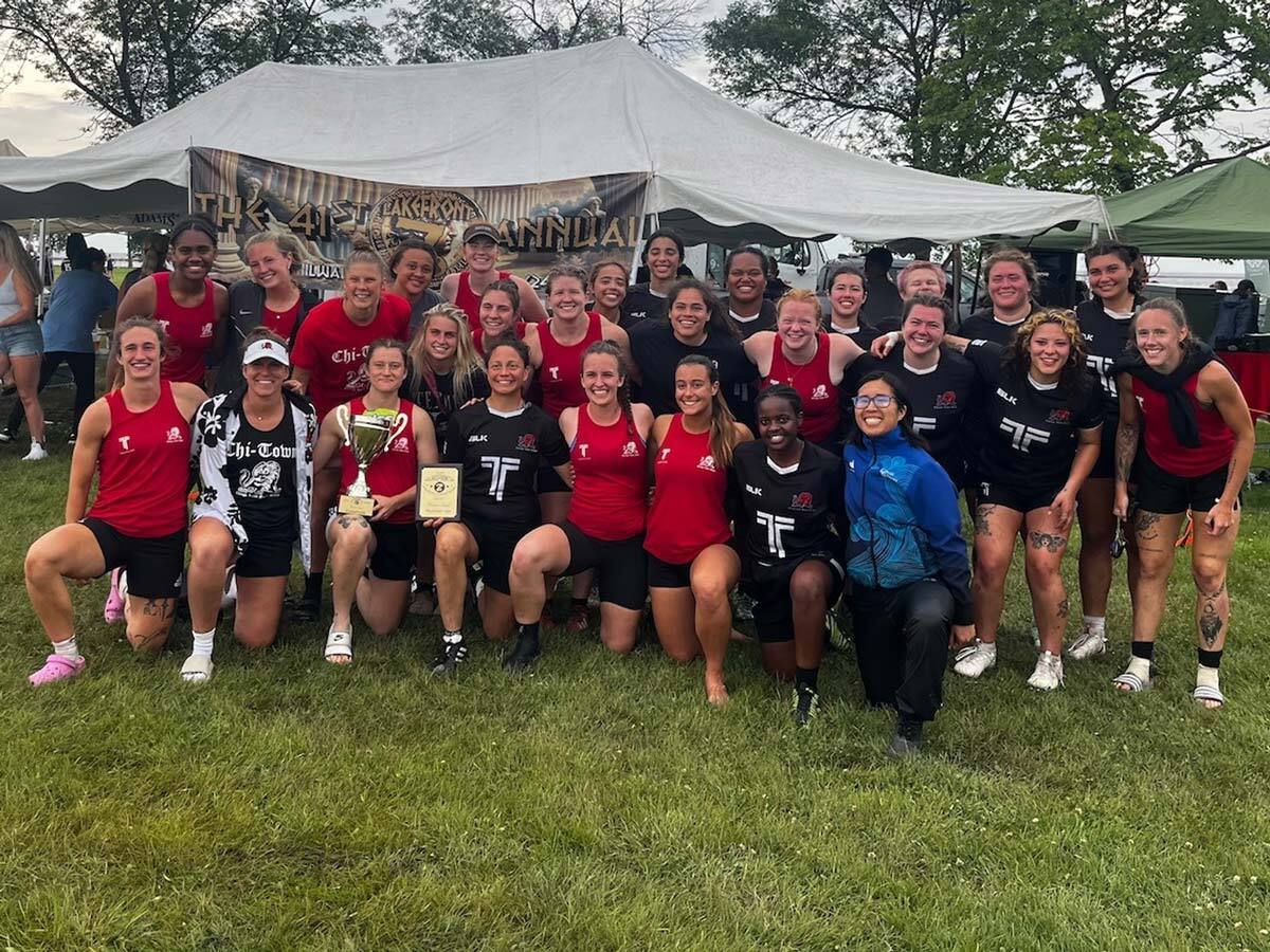 lakefront7s's tweet photo. 🐦 Twitter

The champs are back! 🏆 @clrfc return to defend their Women's Social division title at #heroesAndVillains. Let’s gooo! 🔥

#Milwaukee #rugby7s #usarugby

https://t.co/EadbumvbHX https://t.co/c1CDq7t4mJ