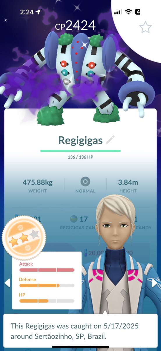 Blonde_Bakery_'s tweet image. One and done lol 
#pokemongo #pokemongoevent #shinypokemon #pokemon