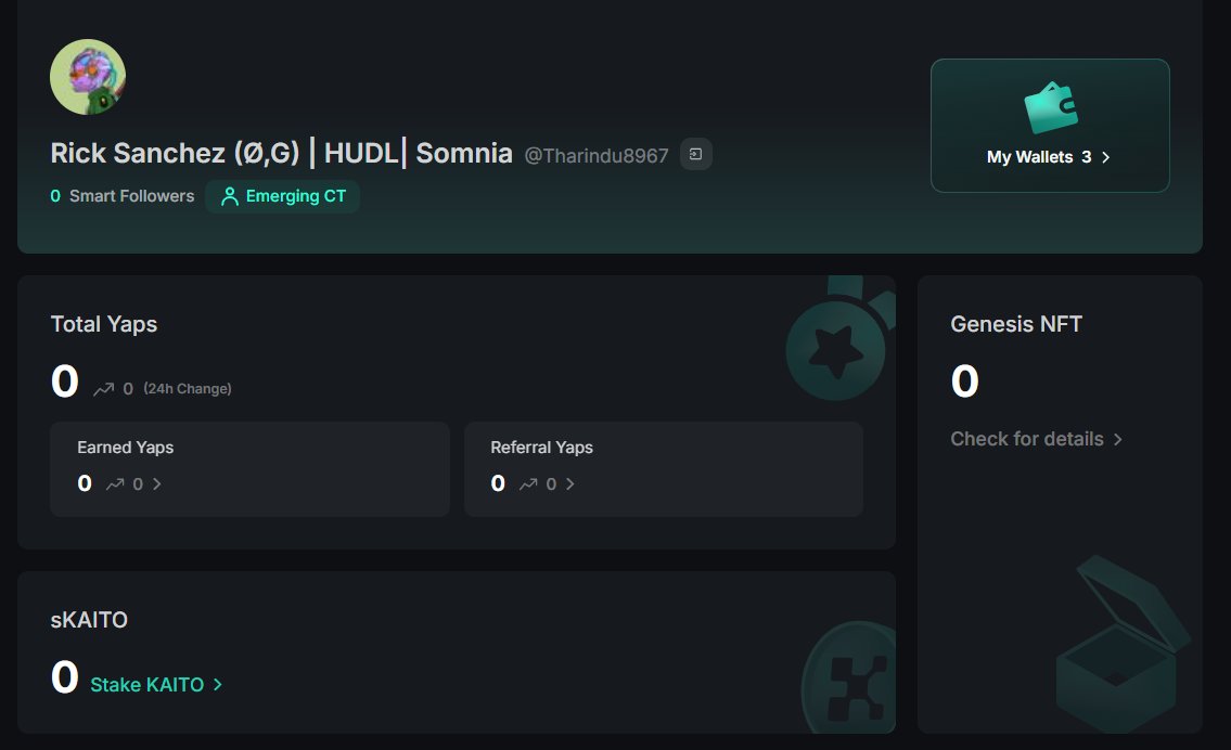 Tharindu8967's tweet image. 🚀 Just getting started with #KaitoYaps today! Ready to climb the Somnia YapStorm leaderboard and share the latest alpha. 🔥
@Somnia_Network 

💡 Drop your best tips for maximizing Yaps points and climb the Somnia leaderboard  below! 👇
#Somnia #SomniaYapStorm