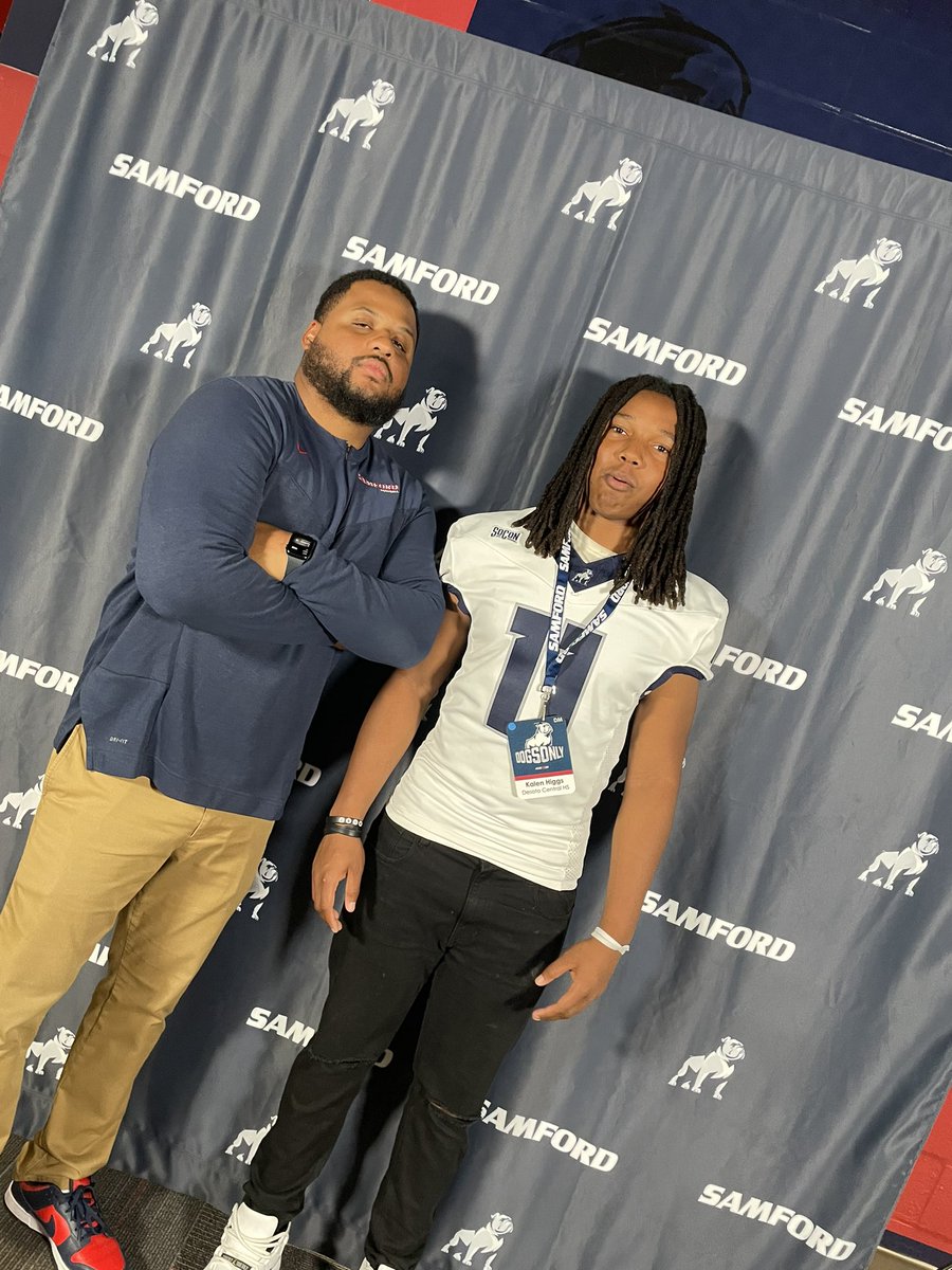 Kalen (@k_higgs15) on Twitter photo #AGTG Im Extremely Blessed to receive my First D1 Offer from <a href="/SamfordFootball/">Samford Football</a>
<a href="/CoachMoody56/">Darien Moody</a> #AGTG Im Extremely Blessed to receive my First D1 Offer from <a href="/SamfordFootball/">Samford Football</a>
<a href="/CoachMoody56/">Darien Moody</a>