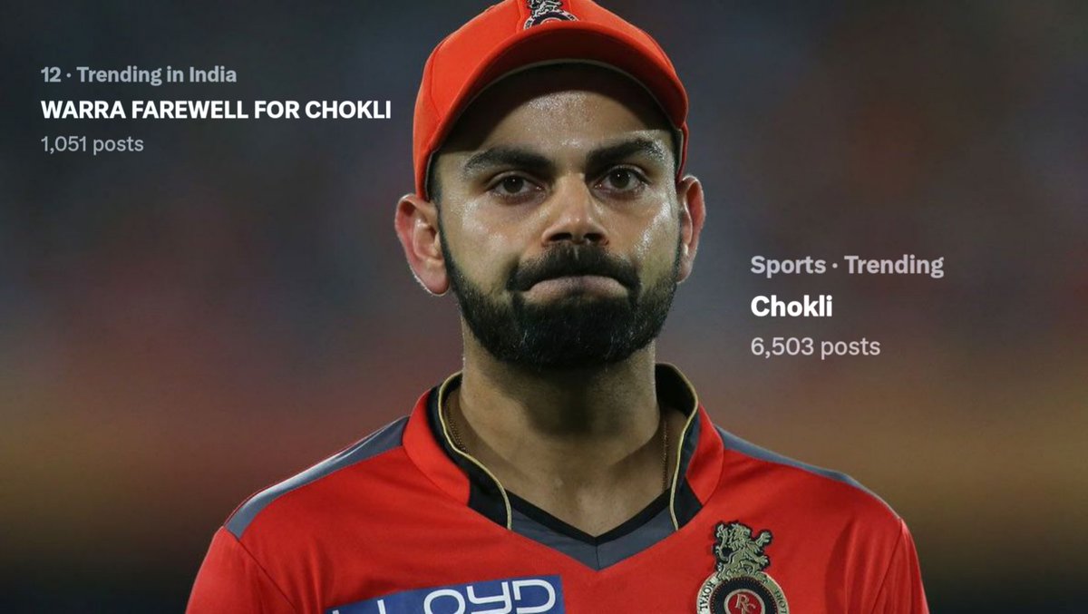 FAREWELL SARRRRR

WARRA FAREWELL FOR CHOKLI