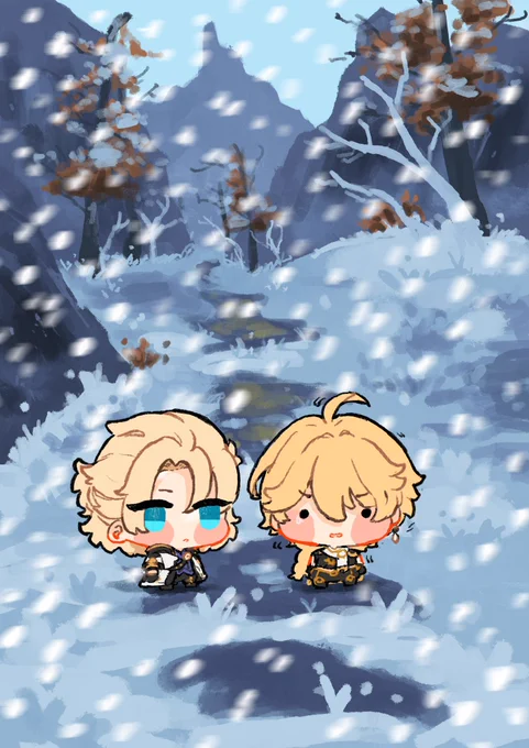 training for the ice cold snezhnaya in dragonspine #GenshinImpact 