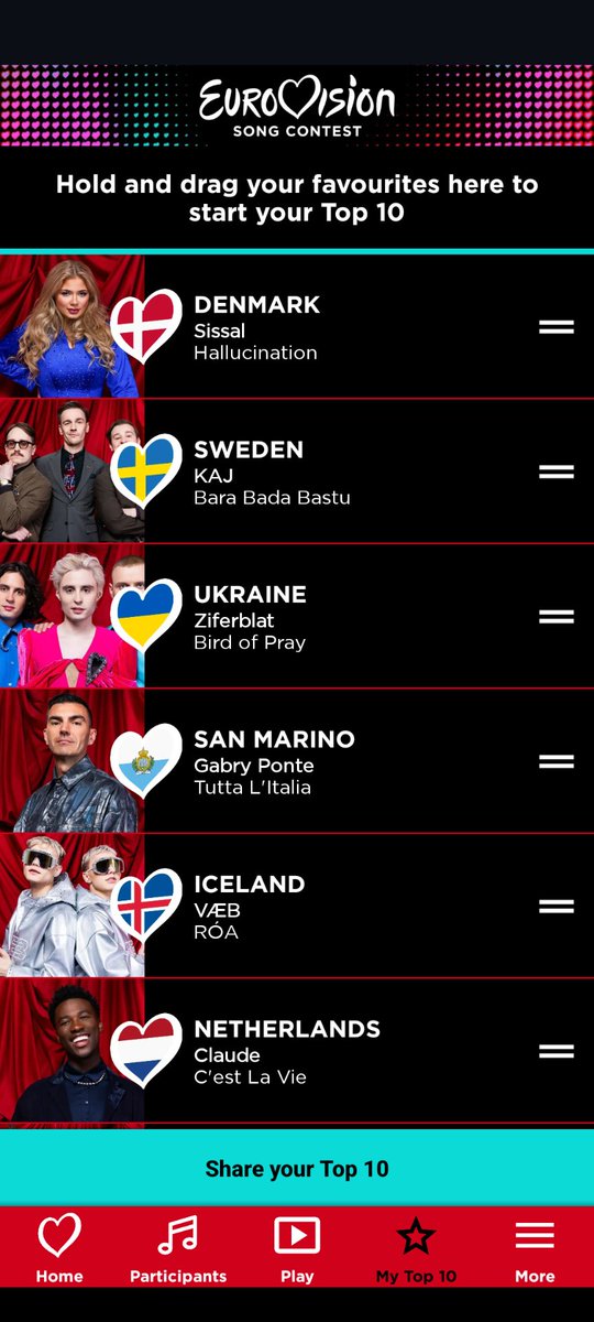 It's nearly time for #Eurovision2025 who does everyone have in their qualified top 10? 😋 #Eurovision #EurovisionSongContest
