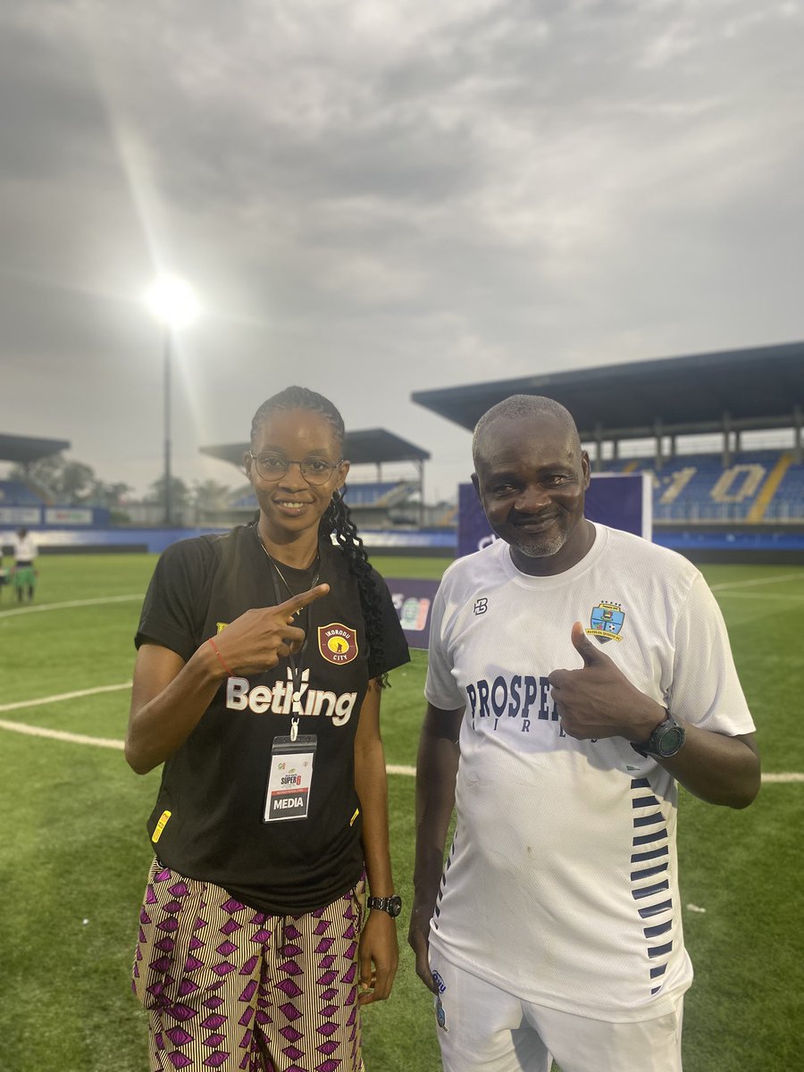Wrote about Coach Whyte Ogbonda (in the picture) and his Bayelsa Queens’ side. (Story👇)

They’ve won the #NWFL title losing just ONE game (against former champions Edo Queens)

#NWFL25Super6