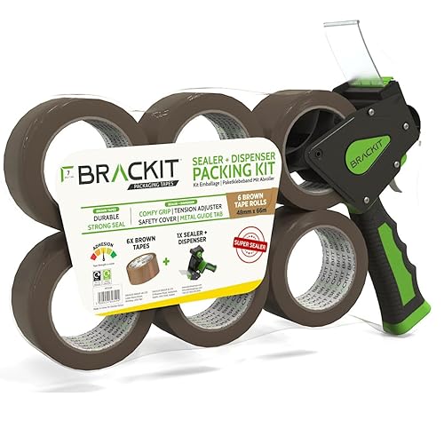 I just received Brackit Packing Tape Gun, Brown 48mm x 66m, Pack of 6 Rolls from daranu via Throne. Thank you! throne.com/karoboard #Wishlist #Throne