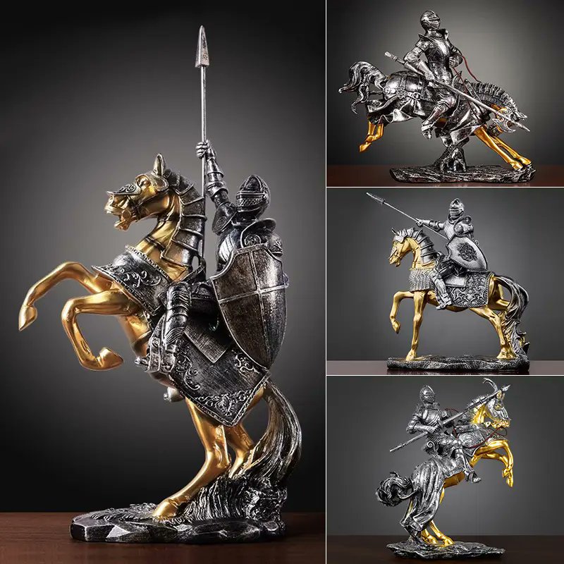 Armored Knight Resin Figurine with Golden Sword
temu.to/k/enj1fteii7v
#statue #home #homedecoruk #decor #decoration
