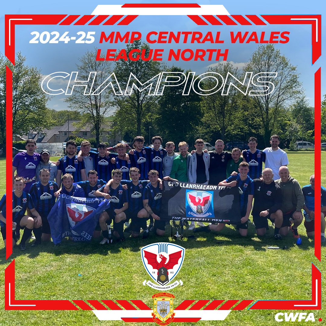 Central Wales FA (@centralwalesfa) on Twitter photo Congratulations to <a href="/LlanrhaeadrYMFC/">CPD Llanrhaeadr FC ๐ด๓ ง๓ ข๓ ท๓ ฌ๓ ณ๓ ฟ</a> on winning the <a href="/MMPestateagents/">Morris Marshall</a> Central Wales League North Title today ๐๐๐พ #CWFA Congratulations to <a href="/LlanrhaeadrYMFC/">CPD Llanrhaeadr FC ๐ด๓ ง๓ ข๓ ท๓ ฌ๓ ณ๓ ฟ</a> on winning the <a href="/MMPestateagents/">Morris Marshall</a> Central Wales League North Title today ๐๐๐พ #CWFA