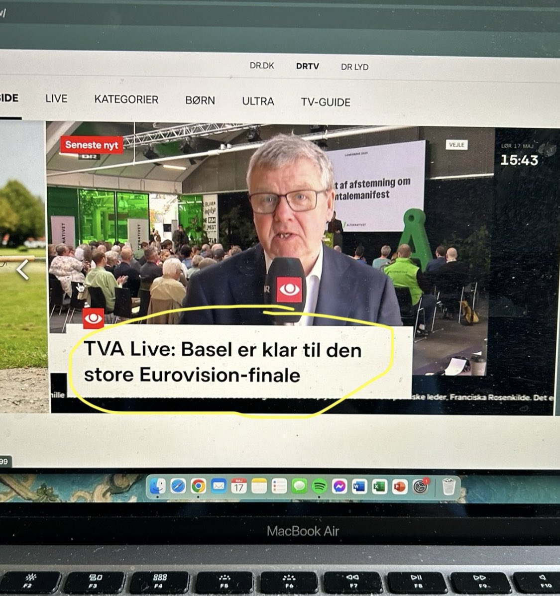 Nedtælling til finale…. Er I der?? 
#Eurovision2025