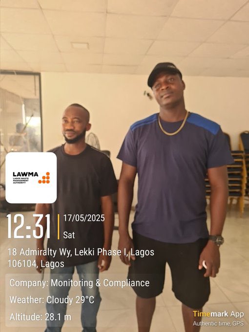 tokunbo_wahab's tweet photo. In the early hours of Saturday, 17th May 2025, the Chairman of the Lekki Estate Residents Association (@Lekkiphase1_ ) alerted us to an incident involving the illegal dumping of refuse along Durosimi-Etti Street in Lekki Phase 1.

A white Ford van with Abuja registration plates GWA 136E was caught in the act of indiscriminately discharging waste. The vehicle was traced to DONALD restaurant, a nightlife establishment located on Road 14 within the estate. The suspects were apprehended on the scene by LERA’s Chief Security Officer and taken into custody at the LERA Secretariat. It was reported that the individuals attempted to bribe the security team with ₦100,000—an offer that was firmly declined.

Following the report, the Managing Director of @Lawma_gov, Mr @muyiwag  deployed the Monitoring and Compliance team to the location. The team took custody of the suspects and immediately sealed the premises of DONALD restaurant for gross environmental violations, in breach of the Lagos State Environmental Management and Protection Law, 2017.

This incident reflects a broader pattern of non-compliance among several commercial operators in Lekki Phase 1 who have failed to register with their assigned Private Sector Participant (PSP) operators. Many of these facilities have been implicated in repeated acts of illegal dumping, particularly during off-peak hours.

LAWMA’s partnership with LERA continues to deliver tangible results in identifying and sanctioning environmental defaulters. The Authority commends the swift and principled response of the LERA Exco and their security team.

The suspects will be prosecuted in accordance with the law. LAWMA remains resolute in its commitment to enforcing environmental regulations across Lagos and urges all residents and businesses to adhere strictly to proper waste management practices. A clean and livable city is everyone’s responsibility.

#CleanerLagos