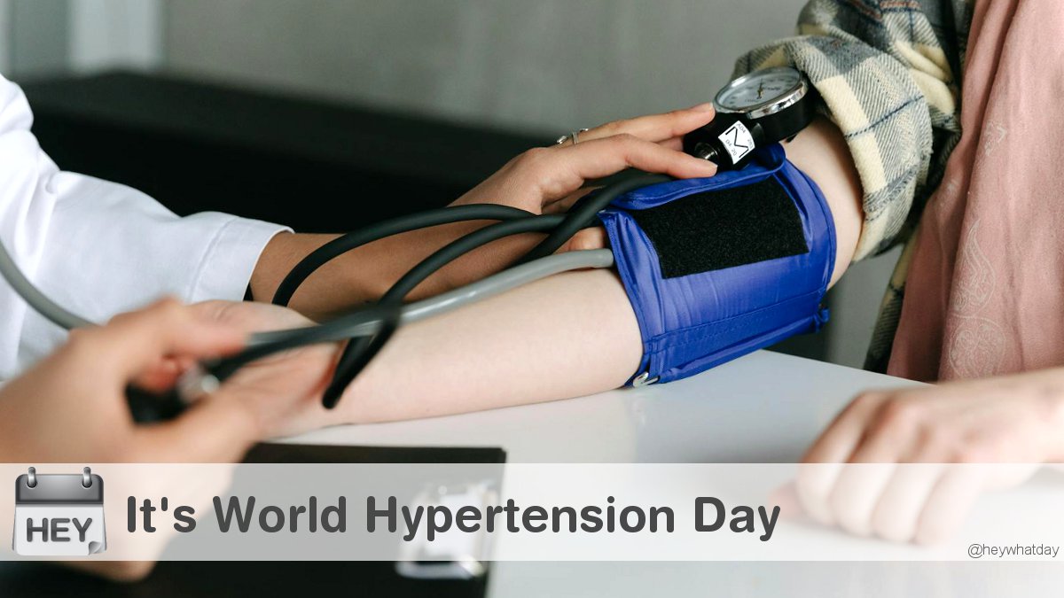 HeyWhatDay's tweet image. It's World Hypertension Day! 
#WorldHypertensionDay #HypertensionDay #WorldHypertensionDay2025