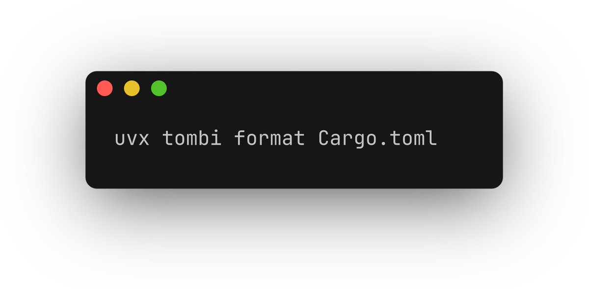 tombi_toml's tweet photo. You can easily try tombi.
#toml #tombi #languageserver https://t.co/Qv4j2aXzax