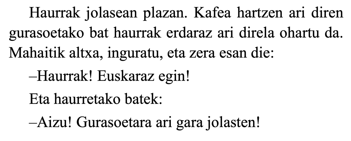Txistea ala tristea?
𝘌𝘶𝘴𝘬𝘢𝘳𝘢𝘳𝘦𝘯 𝘣𝘪𝘥𝘦𝘨𝘶𝘳𝘶𝘵𝘻𝘦𝘵𝘪𝘬, Kike Amonarriz.