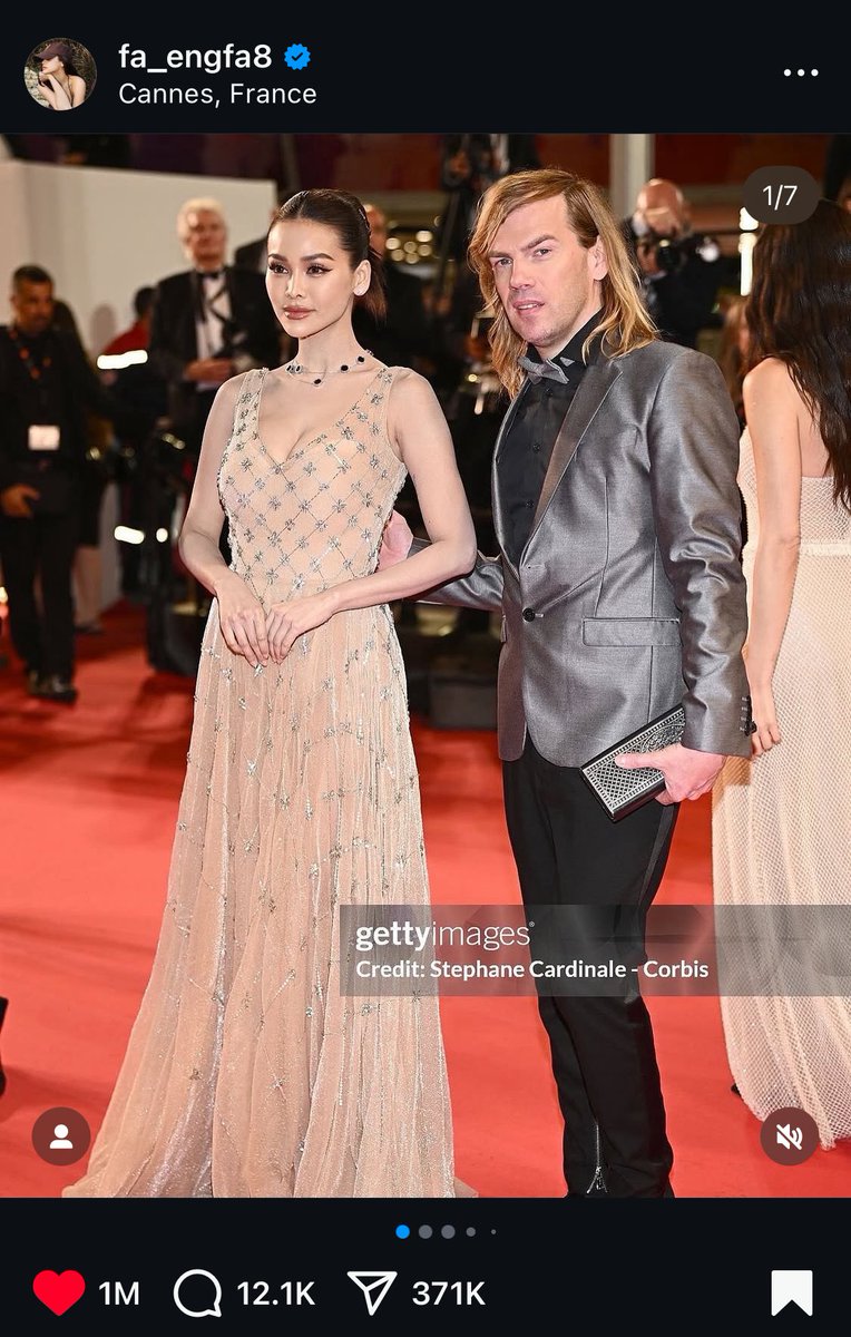 JisooandEngfa's tweet photo. Yes!!! 1M likes อี���โพสต์ ✅

ENGFA ON RED CARPET 
#ENGFACannesFilm2025 
#อิงฟ้ามหาชน @EWaraha https://t.co/j37OdKG8EM