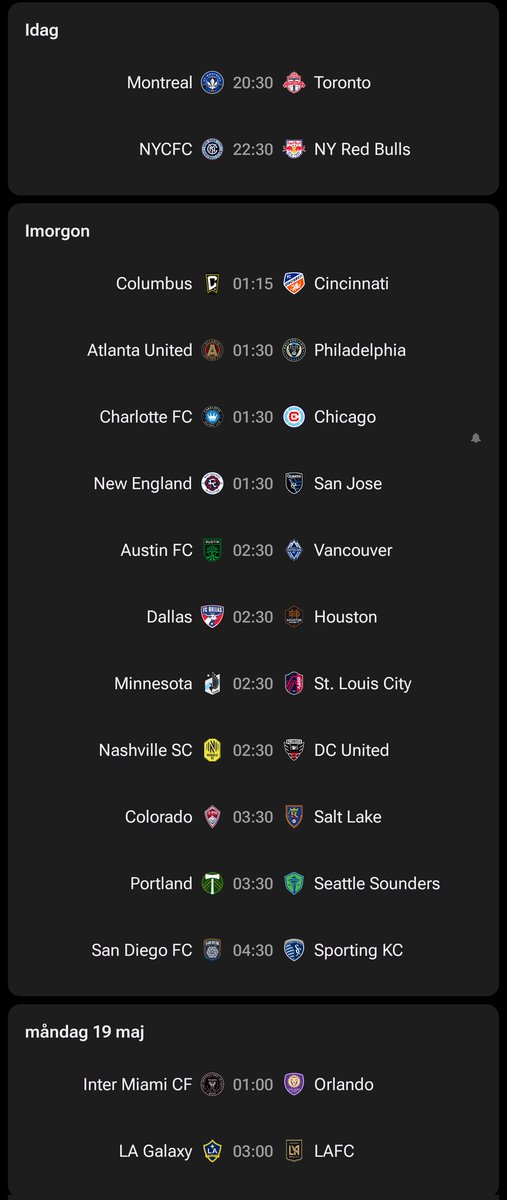 Rivalhelg i MLS denna helg. Många heta matcher väntar!