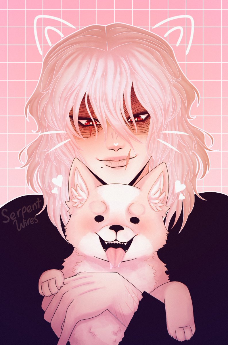 There was an attempt made to draw mon-chan 

#myart #fanart #myheroacademia #bnha #mha #tomurashigaraki #monchan #artistsonx