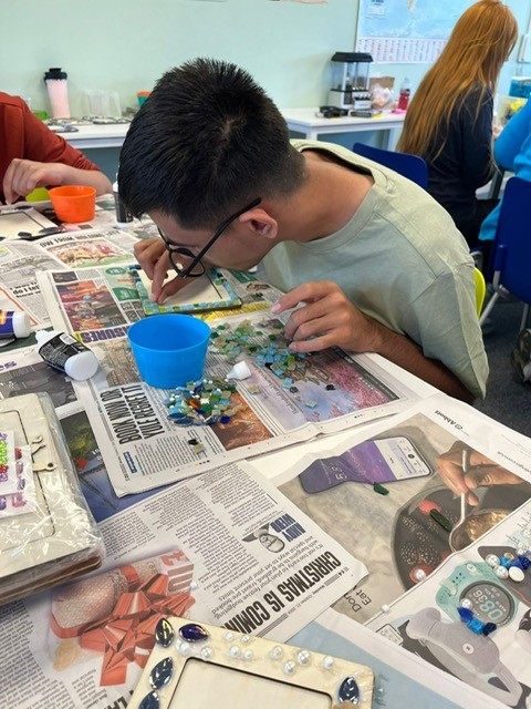 Lupwolves's tweet photo. These mosaics aren't just art - they're a reminder that every piece matters, just like every child. 🧩

#inclusionthroughart #specialneeds #creativeabilities #disabilityawareness https://t.co/z6j34qurlr