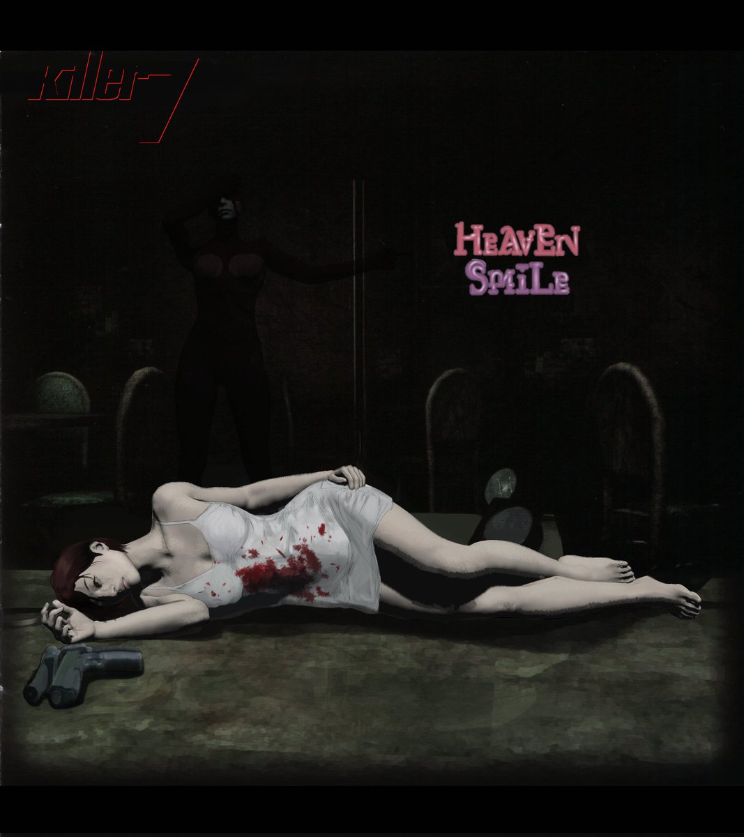 The_Hidekii11's tweet image. Hurts...doesn't it? #Killer7 #silenthill2 #killthepast