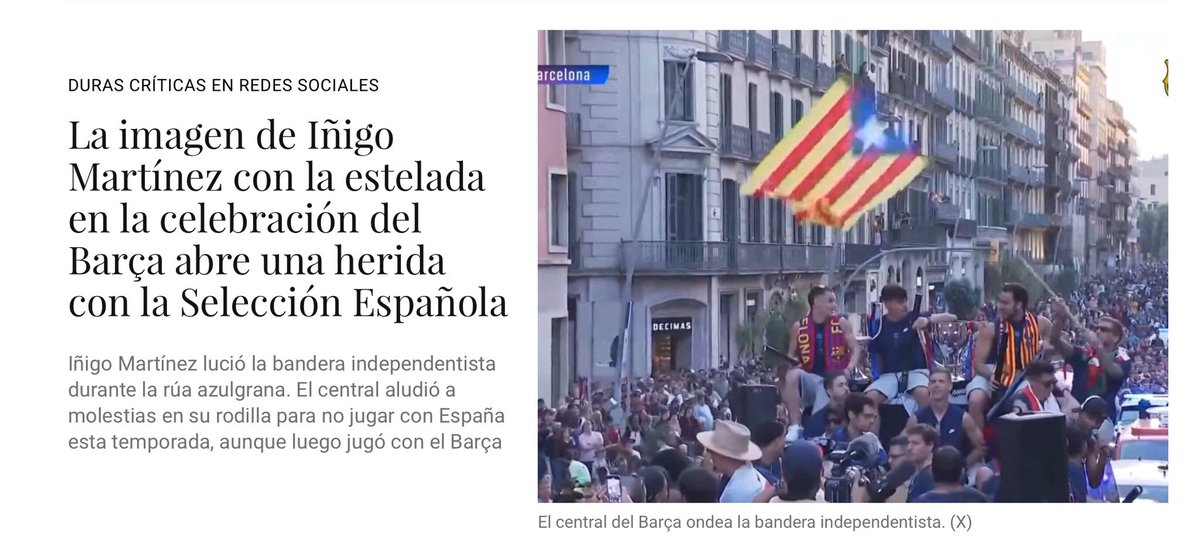 abennassar's tweet photo. Orgull d’equip, orgull de jugadors.
El Barça és molt més que un Club degut a que els Països Catalans som molt menys que un Estat.
#SenseComplexes https://t.co/0mYTk6vzzo