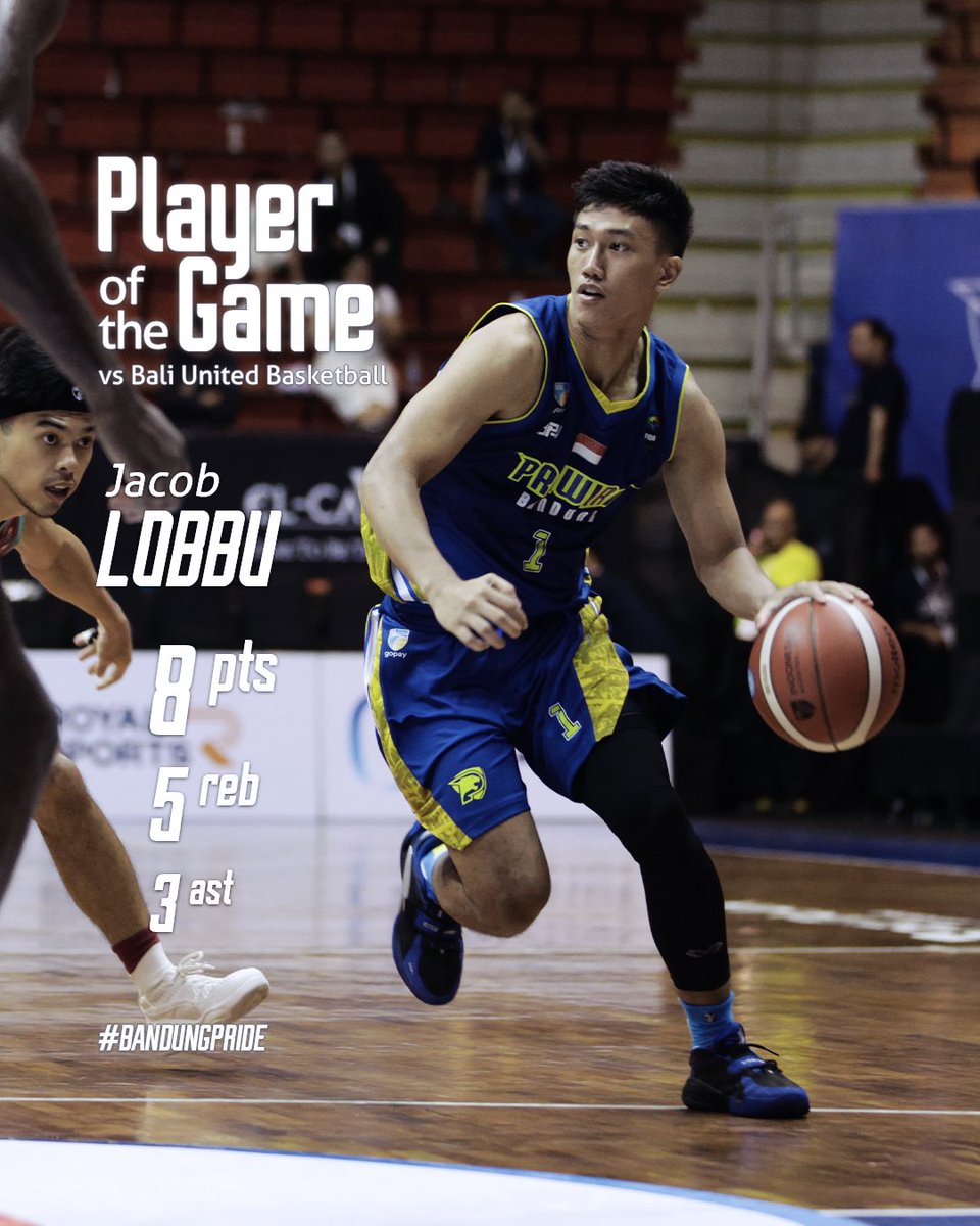 PrawiraBandung's tweet photo. Solid performance, well deserved best player! 

But no time to relax, we’re back on the court tomorrow. Keep it up, Daks! 🤞🏻

#BandungPride https://t.co/KRcEj4u9hh