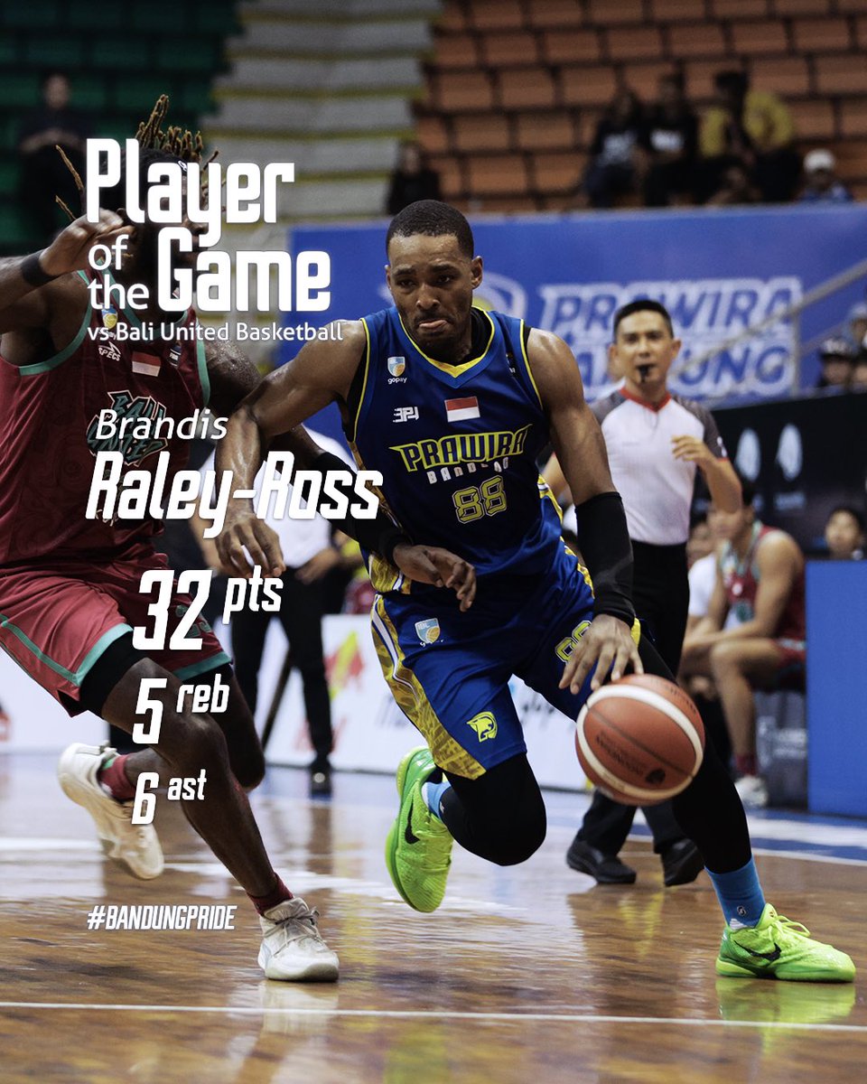 PrawiraBandung's tweet photo. Solid performance, well deserved best player! 

But no time to relax, we’re back on the court tomorrow. Keep it up, Daks! 🤞🏻

#BandungPride https://t.co/KRcEj4u9hh