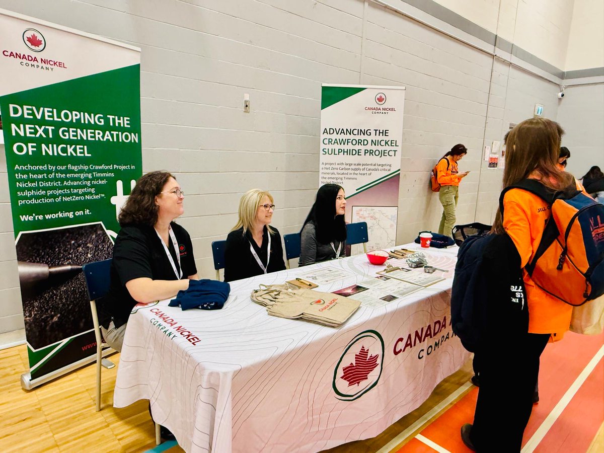 Canada Nickel Company (@canadanickel) on Twitter photo Canada Nickel was proud to support Jill of All Trades at <a href="/mynorthernc/">Northern College šš</a>, a hands-on event introducing young women to careers in the skilled trades. Great to connect with students and continue our commitment to creating advancing equity and inclusion across our industry. Canada Nickel was proud to support Jill of All Trades at <a href="/mynorthernc/">Northern College šš</a>, a hands-on event introducing young women to careers in the skilled trades. Great to connect with students and continue our commitment to creating advancing equity and inclusion across our industry.