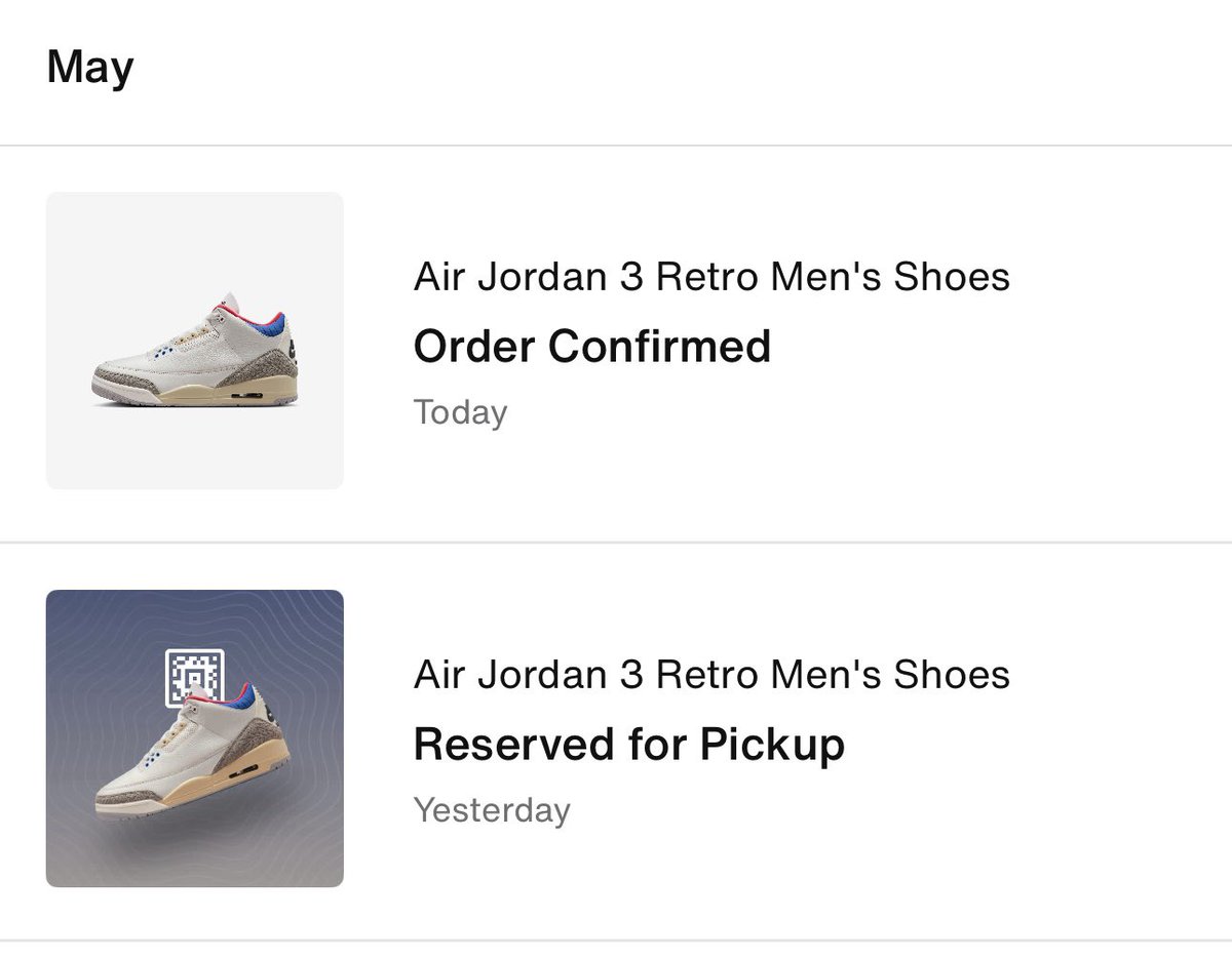 BigChillinDavid's tweet photo. @SnkrsStock Got Em this morning and reserved for snkr pass as well 🔥 https://t.co/vYzr5KuUqY
