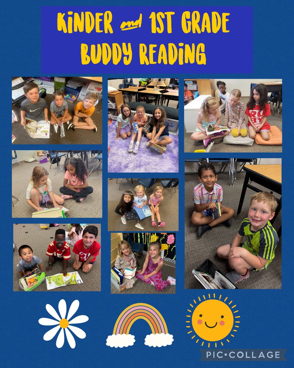 May's Kindergarten (@kindergartenmay) on Twitter photo Kindergarteners' excitement builds after buddy reading with 1st graders and asking our questions about next year! #newmankinder <a href="/NewmanFriscoISD/">Newman Elementary</a> Kindergarteners' excitement builds after buddy reading with 1st graders and asking our questions about next year! #newmankinder <a href="/NewmanFriscoISD/">Newman Elementary</a>