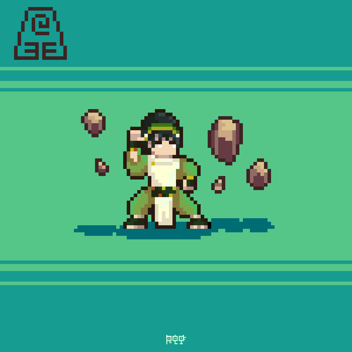 "Toph Beifong" Earth Bender
From : Avatar The Last Airbender
•
#pixel #pixelart #pixelartist #ドット絵 #AvatarTheLastAirbender #tophbeifong