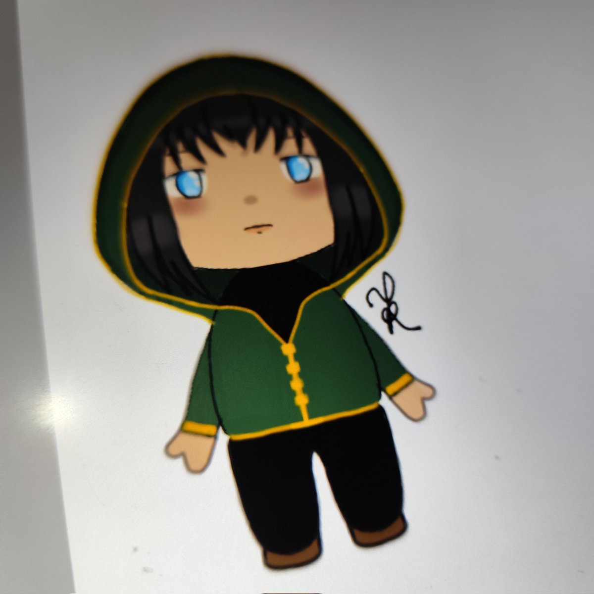 Making my OC in chibi form 🥰