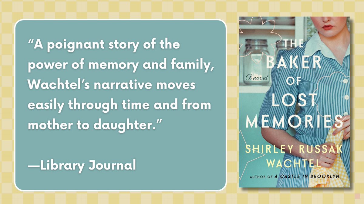 womenwriters (@womenwriters) on Twitter photo “A poignant story of the power of memory and family, Wachtel’s narrative moves easily through time and from mother to daughter.” ―Library Journal amazon.com/Baker-Lost-Mem… <a href="/ShirleyWachtel/">Shirley Wachtel</a> “A poignant story of the power of memory and family, Wachtel’s narrative moves easily through time and from mother to daughter.” ―Library Journal amazon.com/Baker-Lost-Mem… <a href="/ShirleyWachtel/">Shirley Wachtel</a>