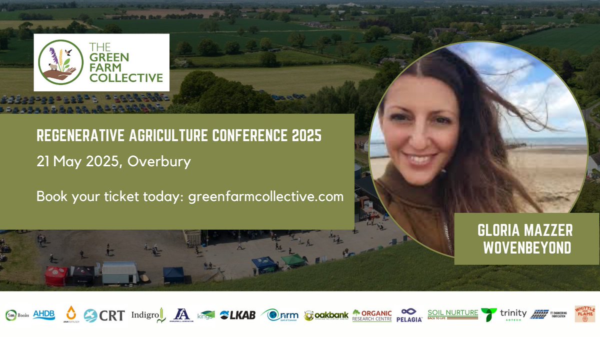 We’re exploring regenerative wool! Hear from Gloria Mazzer on revaluing British wool through soil health, traceability, and premium market connections. 

Last few tickets available!