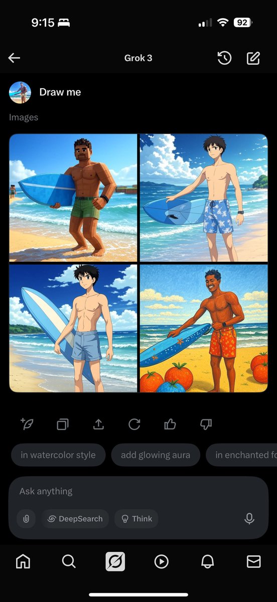 RajMahal_'s tweet photo. why does the minecraft rendition look buff and the anime versions look so pissed off https://t.co/rsg5AKykZ4