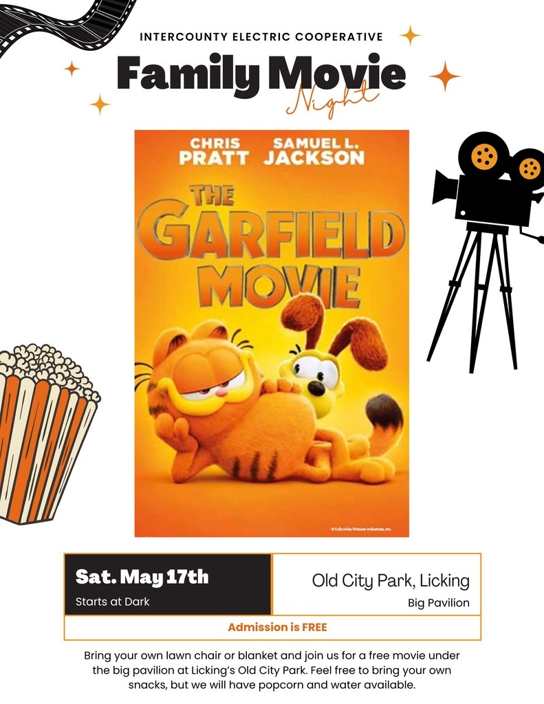 It's movie night in Licking!  We hope to see you there.