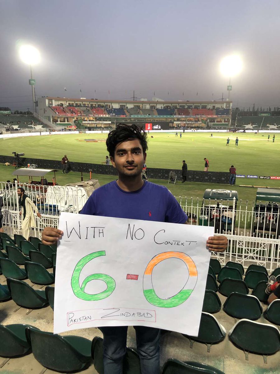 Immii04's tweet photo. Back in Pindi! Stadium which was destroyed in Indian photoshop. 

#PSL2025 #PSLX #peshawarzalmi #pzvkk #pakistanzindabaad #Youm_e_Tashakur https://t.co/UFpa6cJN4g