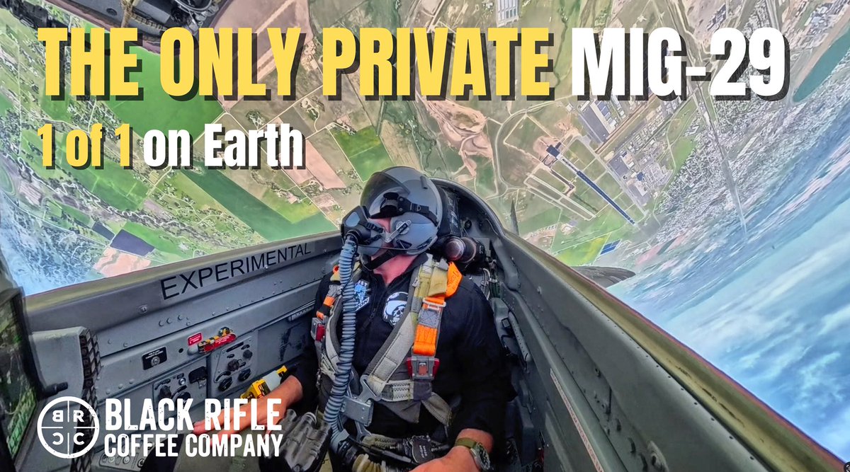 Flying the ONLY Privately Owned MiG-29 on Earth | Supersonic Soviet Power - this was a wild ride. 

youtu.be/aN5-528PmGc?si…