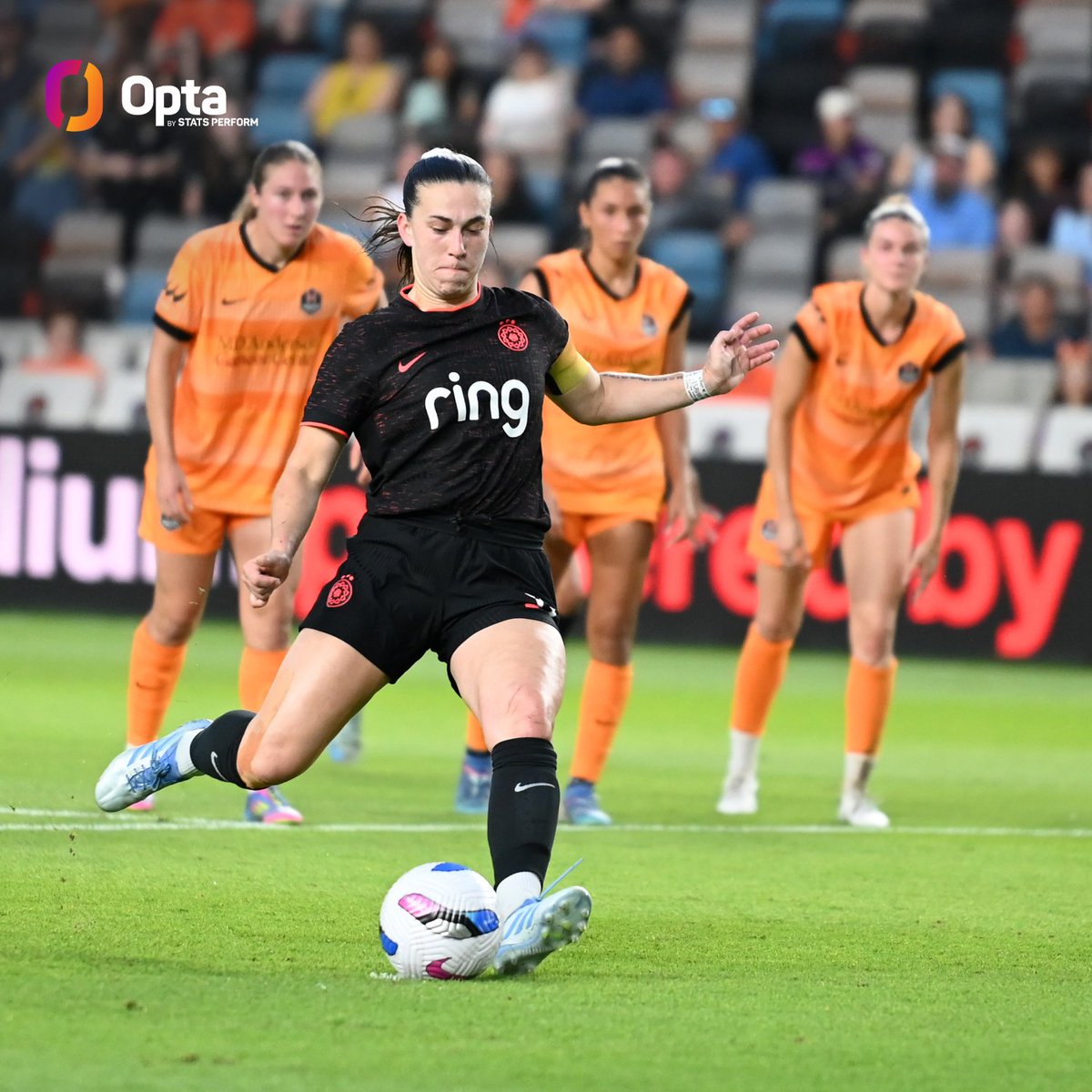 5 - <a href="/ThornsFC/">Portland Thorns FC</a> are the first team in #NWSL history to score 5 penalties in their first 10 matches of a season. Spot.